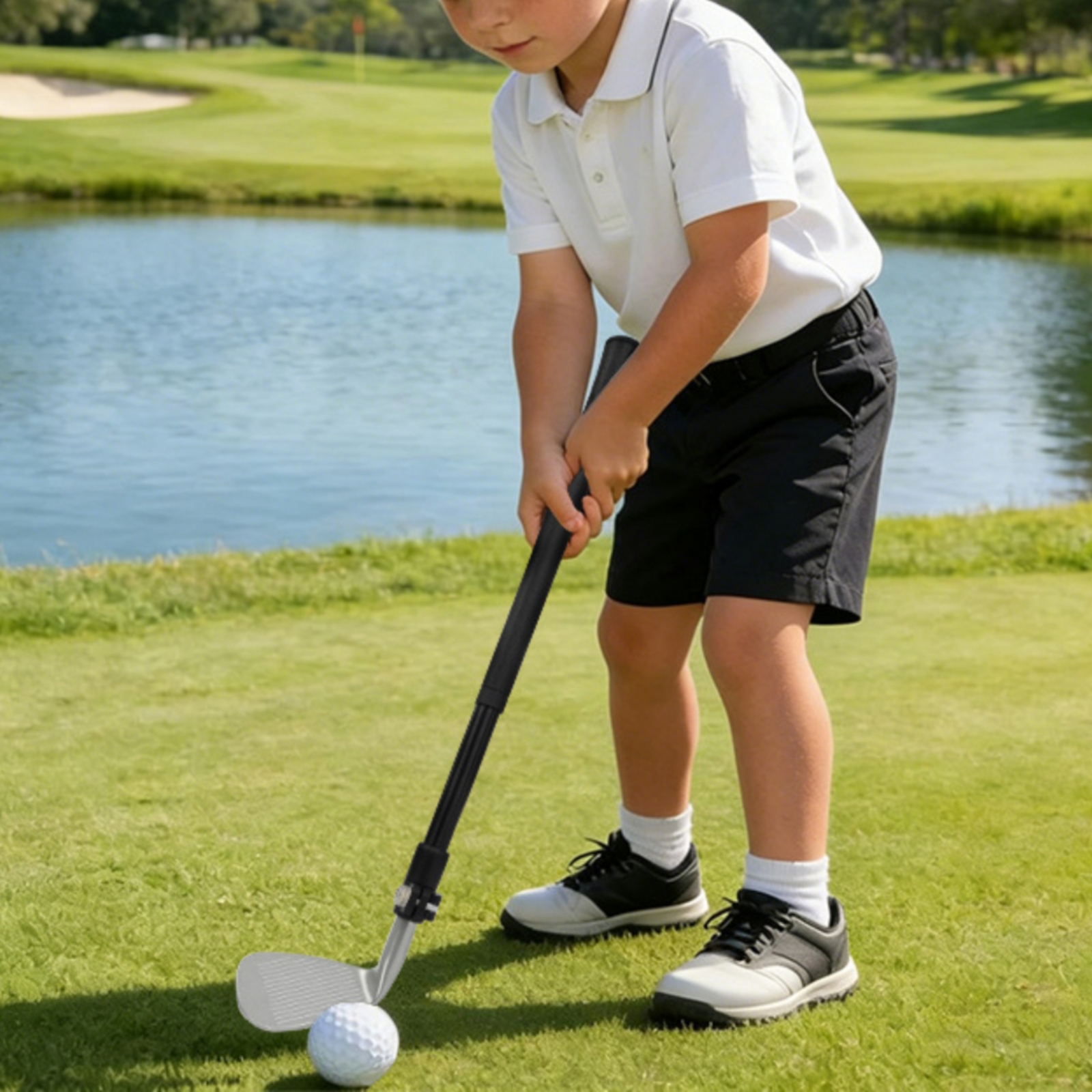 Sports Equipment Club - Adjustable Telescopic Golf Club Lightweight Telescoping