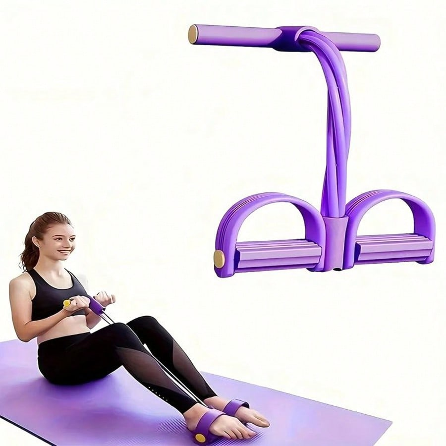 Sports Equipment Home - Abdominal Foot Pedal Puller Sit-Up Assist