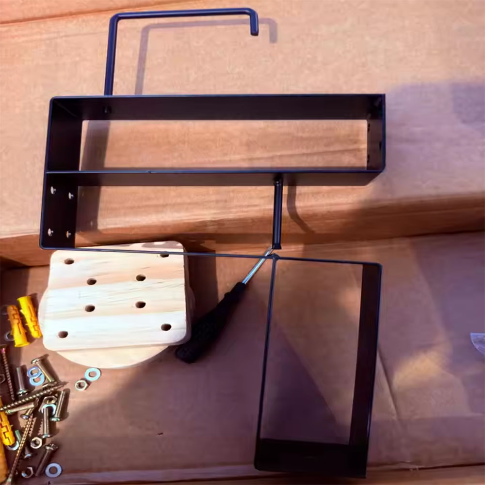 Wood Motorcycle Helmet Holder  - Sports Equipment Home reseña y precio