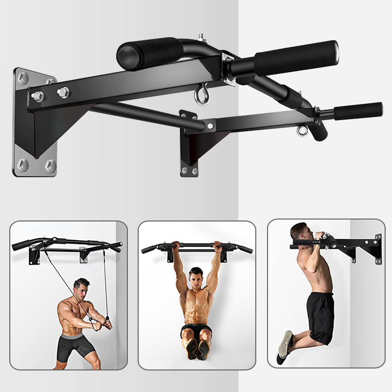 Wall-Mounted Pull-Up Bar-Drill - Sports Equipment Website reseña y precio
