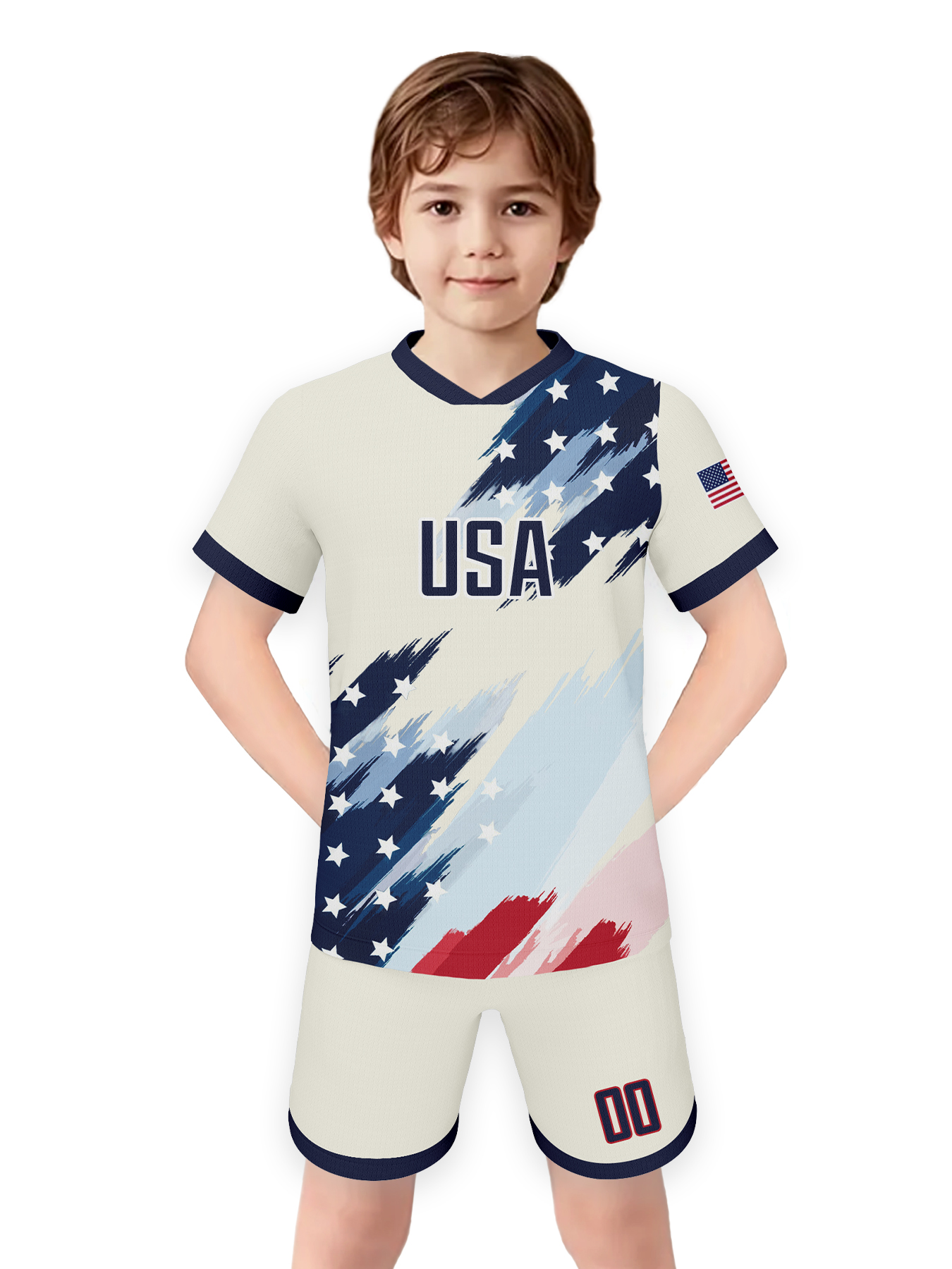 Kids Custom Usa Soccer Kit Per - Sports Equipment For Boys reseña y precio