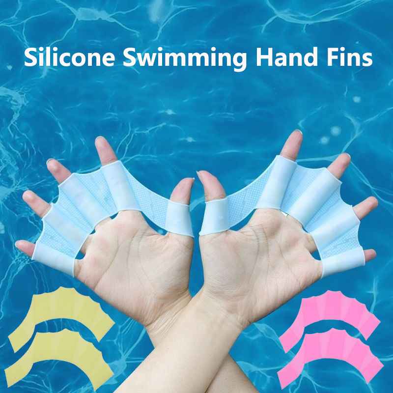 Silicone Swimming Hand Fins Fl - Sports Equipment 5 Years Old reseña y precio