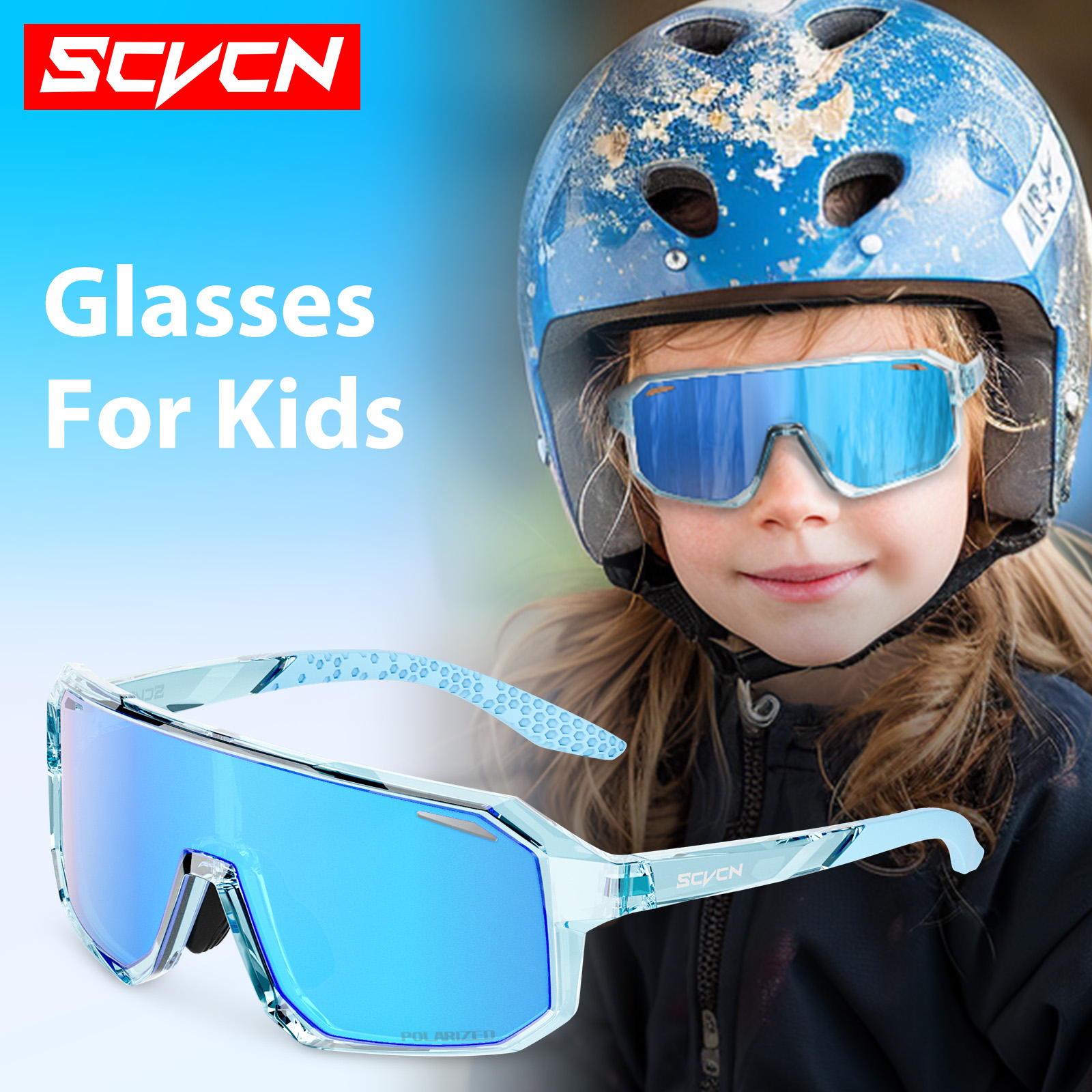 SCVCN Children Cycling Sunglas - Sports Equipment For Boys reseña y precio