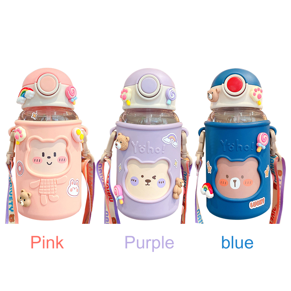 Kawaii Water Bottle Cute Bear  - Sports Equipment 5 Years Old reseña y precio