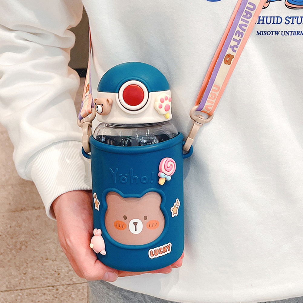 Kawaii Water Bottle Cute Bear  - Sports Equipment 5 Years Old reseña y precio