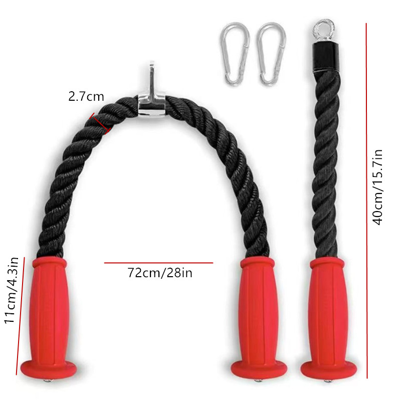 Ergonomic Tricep Ropes Non-Sli - Sports Equipment Website reseña y precio