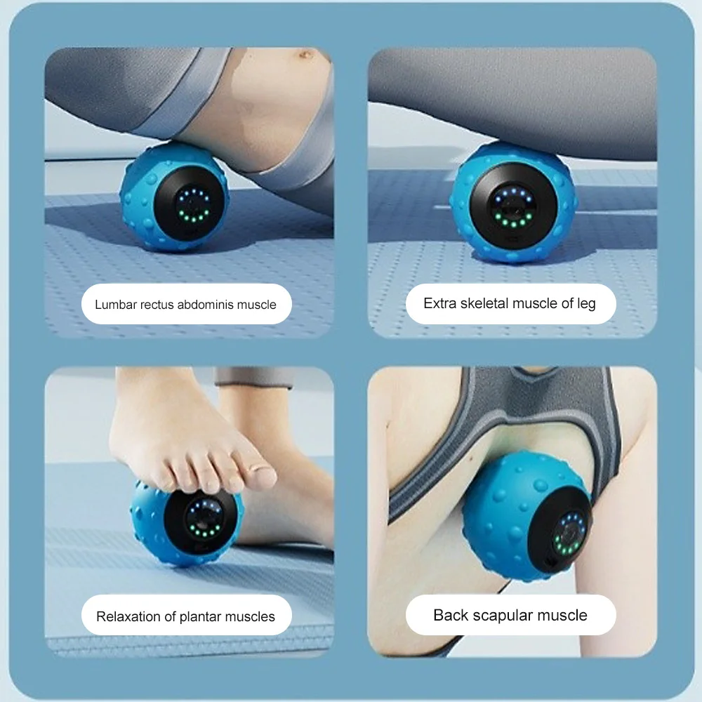 New Vibrating Massage Ball Ele - Sports Equipment Website reseña y precio