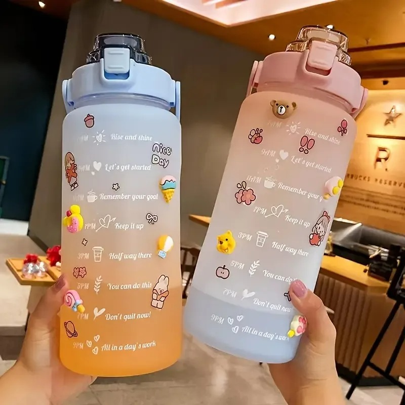 2L Colorful Frosted Water Bott - Sports Equipment 5 Years Old reseña y precio