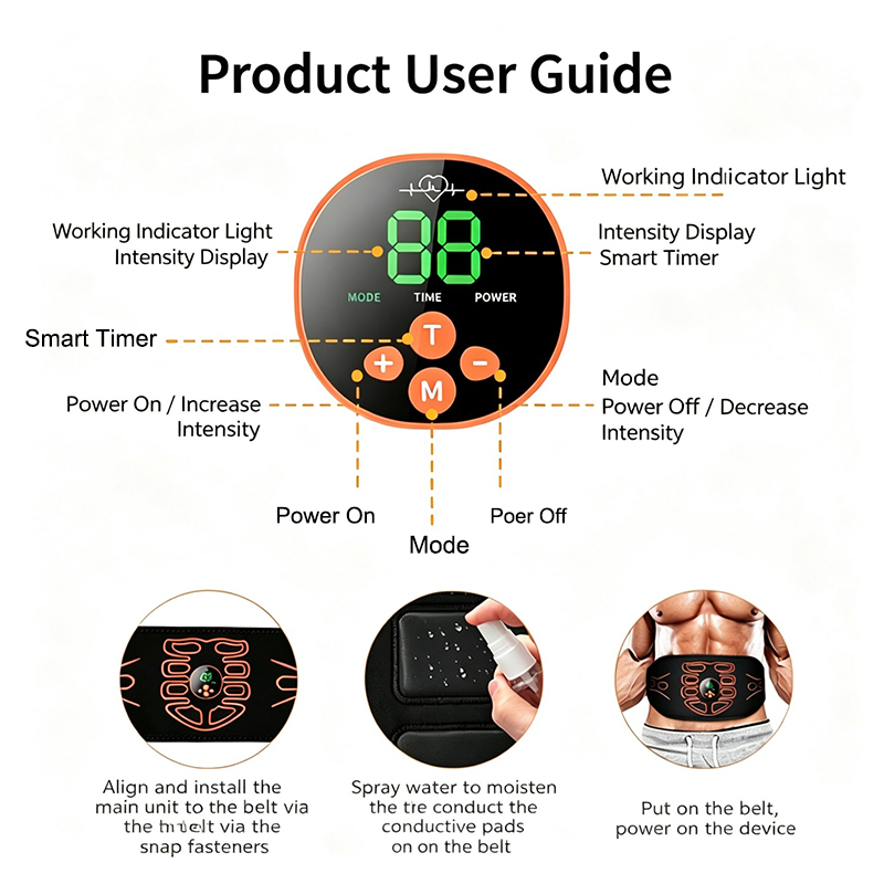 Abdominal Toning Belt Smart Ab - Sports Equipment Website reseña y precio