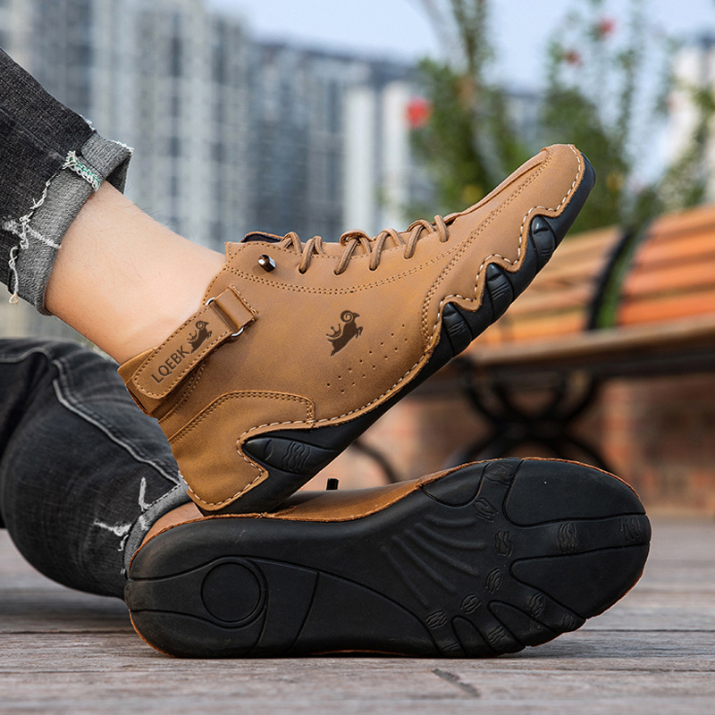 Leather Shoes for Men Casual S - Sports Equipment Brands reseña y precio