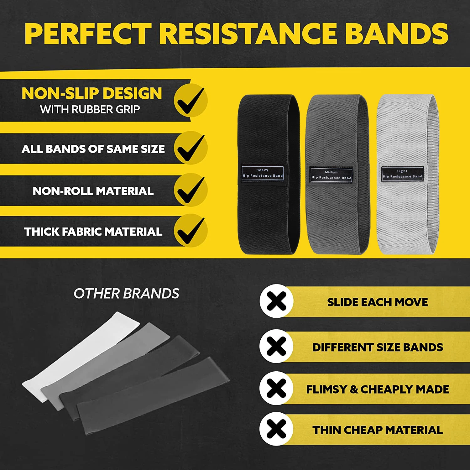 Fabric Resistance Hip Booty Ba - Sports Equipment Club reseña y precio