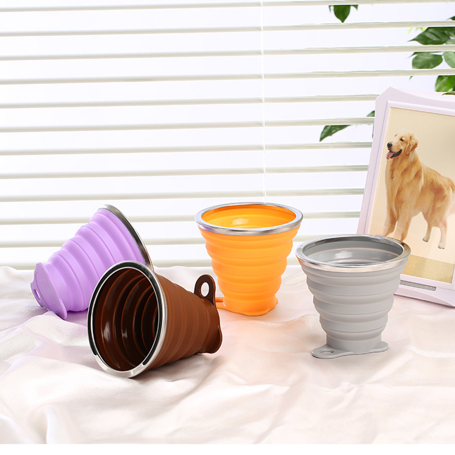 270ML Silicone Collapsible Cup - Sports Equipment 5 Years Old reseña y precio